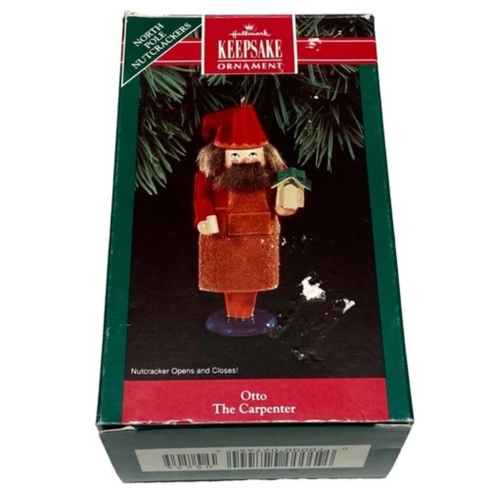 Vintage Hallmark Christmas Ornament‎ 1992 Carpenter Otto North Pole Nutcracker